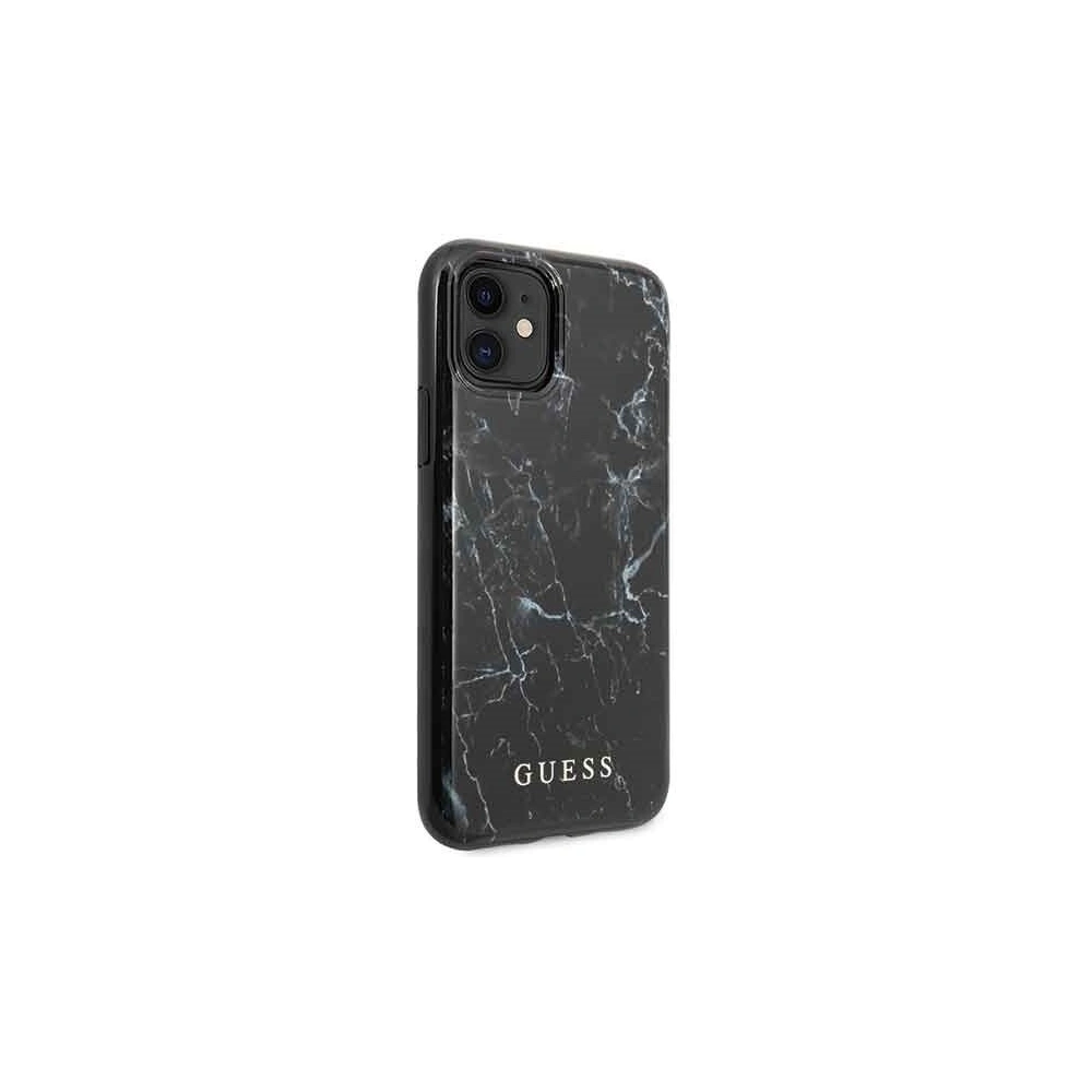 Wholesale Guess GUHCN61PCUMABK iPhone 11 black Marble - GUE230BLK - {ean13} - Hurt