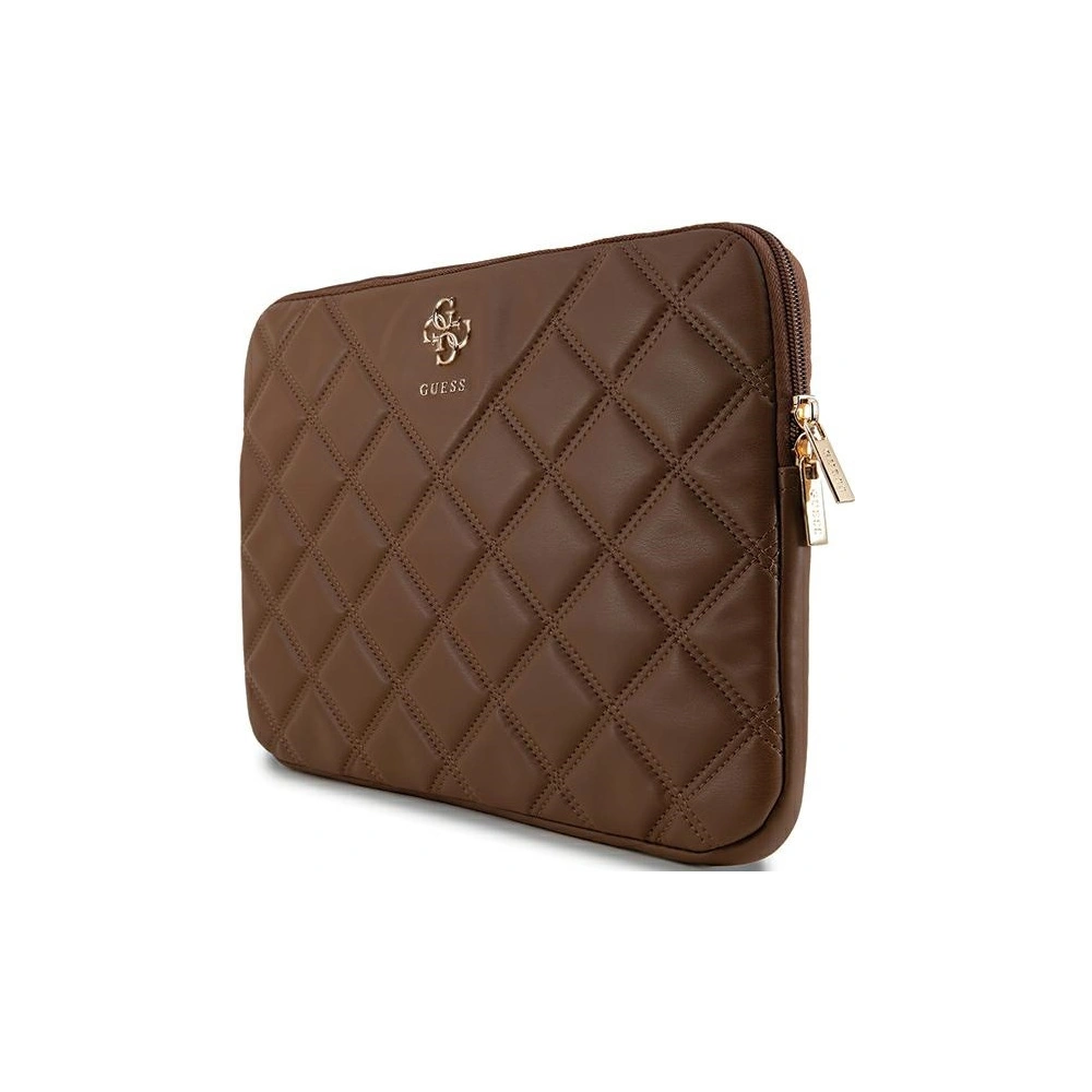 Hurtownia GSM - Torba Guess Sleeve GUCS14ZPSQSSGW 14" Matlasată 4G maro/brown - GUE3391 - {ean13} - Hurt