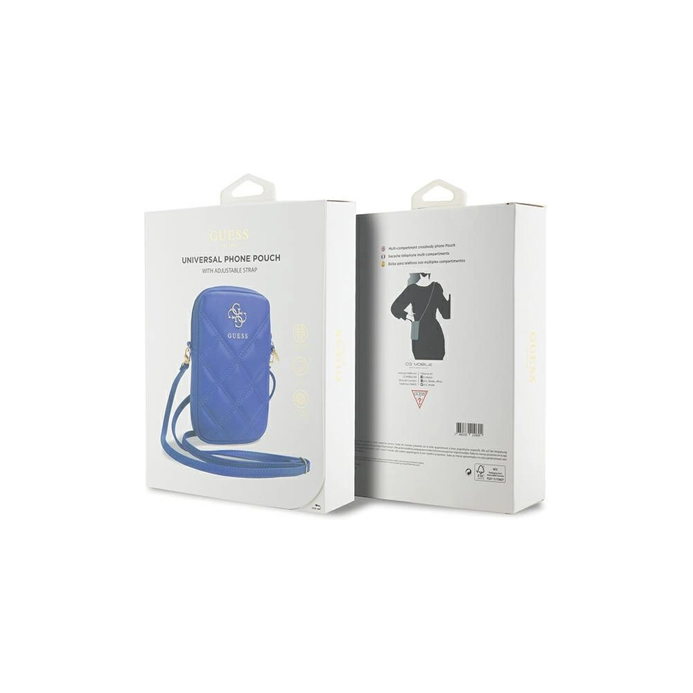 Hurtownia GSM - Torebka Guess GUWBZPSQSSGB Zip Quilted 4G modrá/blue - GUE3396 - {ean13} - Hurt