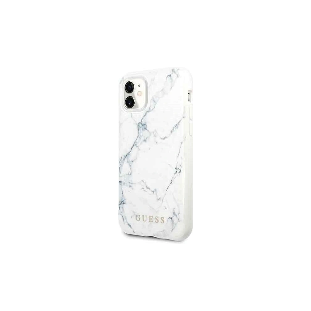 Hurtownia GSM - Etui Guess GUHCN61PCUMAWH Apple iPhone 11 biały/white Marble - GUE231WHT - {ean13} - Hurt