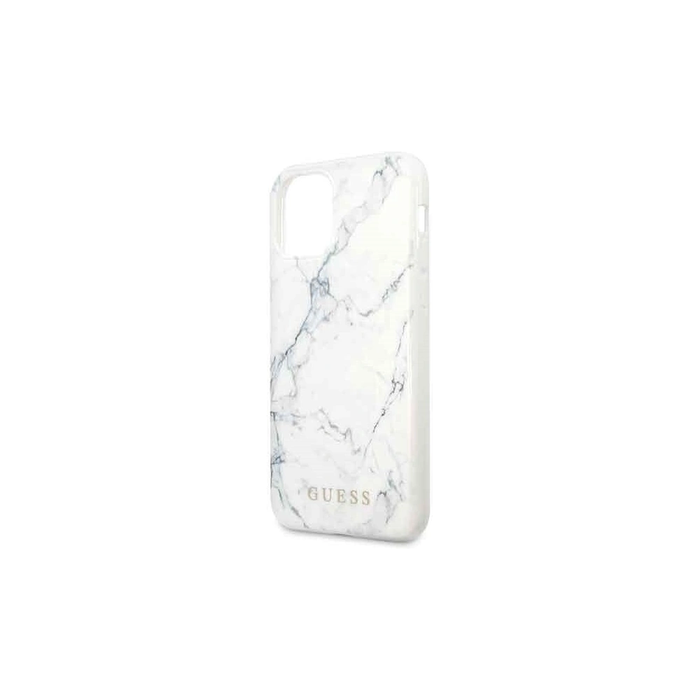 Hurtownia GSM - Etui Guess GUHCN61PCUMAWH Apple iPhone 11 biały/white Marble - GUE231WHT - {ean13} - Hurt
