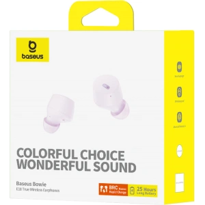 Hurtownia GSM - Bezdrátová in-ear sluchátka Baseus Bowie E18 TWS ENC IPX4 fialová - BSU4885 - {ean13} - Hurt