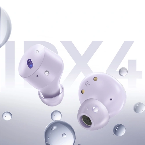 Słuchawki bezprzewodowe dokanałowe Baseus Bowie E18 TWS ENC IPX4 fioletowe