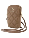 Torebka Guess GUWBZPSQSSGW Zip Quilted 4G hnědá/brown