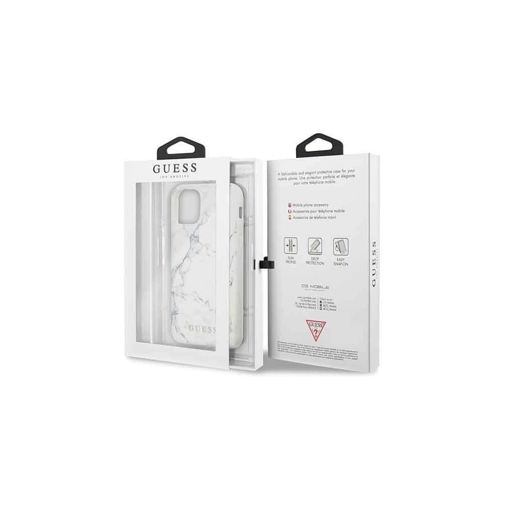 Wholesale Guess GUHCN61PCUMAWH iPhone 11 white Marble - GUE231WHT - {ean13} - Hurt
