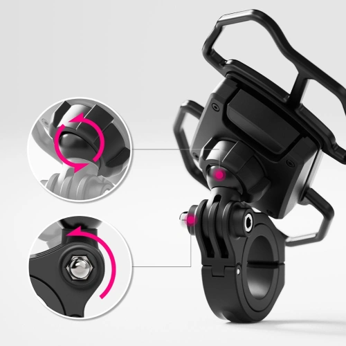 Uchwyt rowerowy Ringke Quick & Go Bike Mount Black