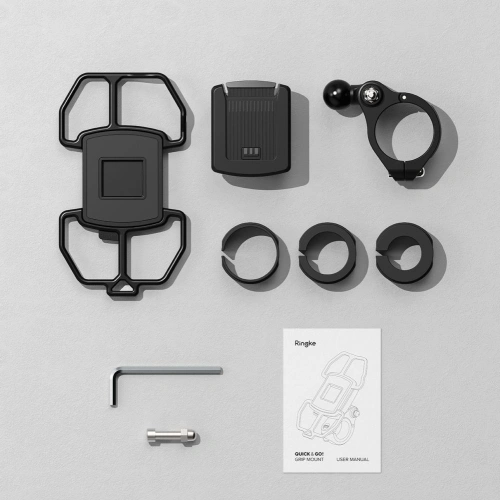 Uchwyt rowerowy Ringke Quick & Go Bike Mount Black
