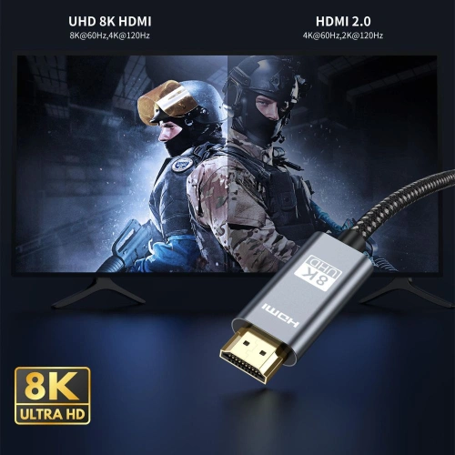Kabel Tech-Protect Ultraboost HDMI 2.1 4K120Hz / 8K60Hz 200cm Black