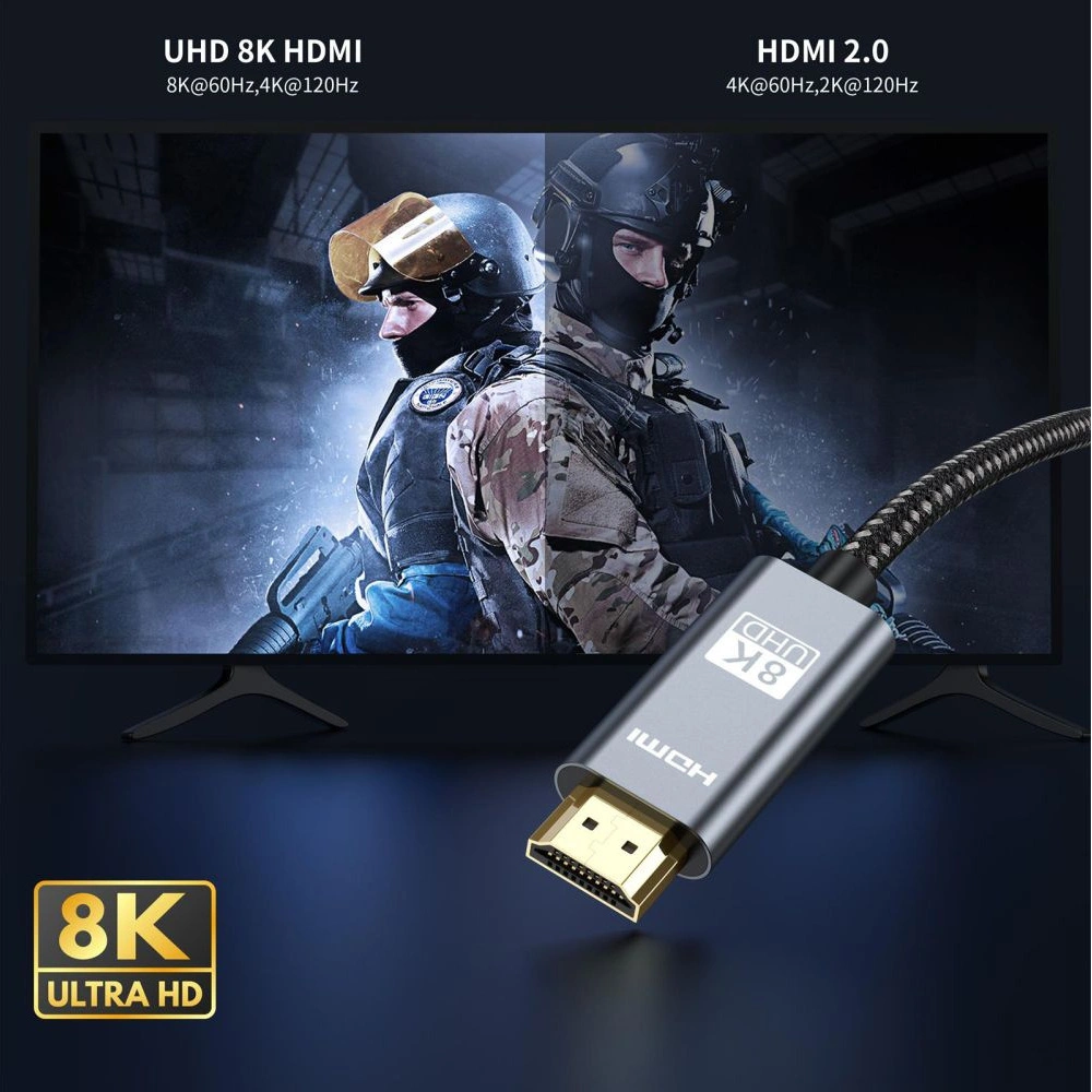 Hurtownia GSM - Kabel Tech-Protect Ultraboost HDMI 2.1 4K120Hz / 8K60Hz 200cm černý - THP2790 - {ean13} - Hurt