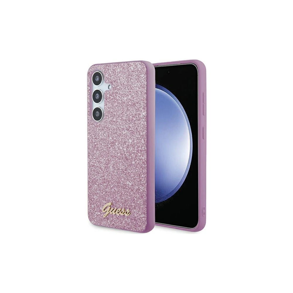 Hurtownia GSM - Etui Guess GGUHCS24MHGGSHU Samsung Galaxy S24+ Plus hardcase Glitter Script violet/purple - GUE3400 - {ean13} - Hurt