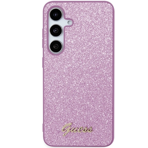 Etui Guess GGUHCS24MHGGSHU Samsung Galaxy S24+ Plus hardcase Glitter Script fioletowy/purple