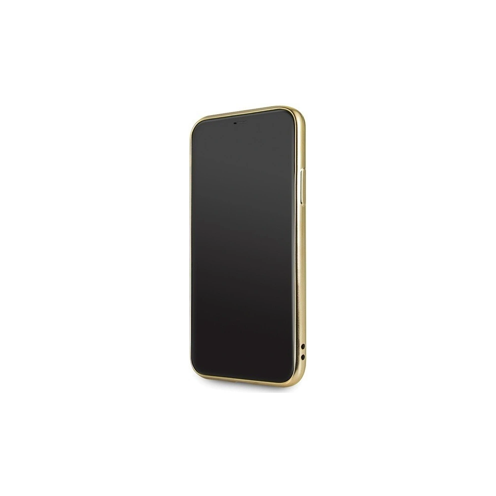 Hurtownia GSM - Etui Guess GUHCN61PEOLGGO Apple iPhone 11 złoty/gold hard case 4G Peony Liquid Glitter - GUE232GLD - {ean13} - Hurt