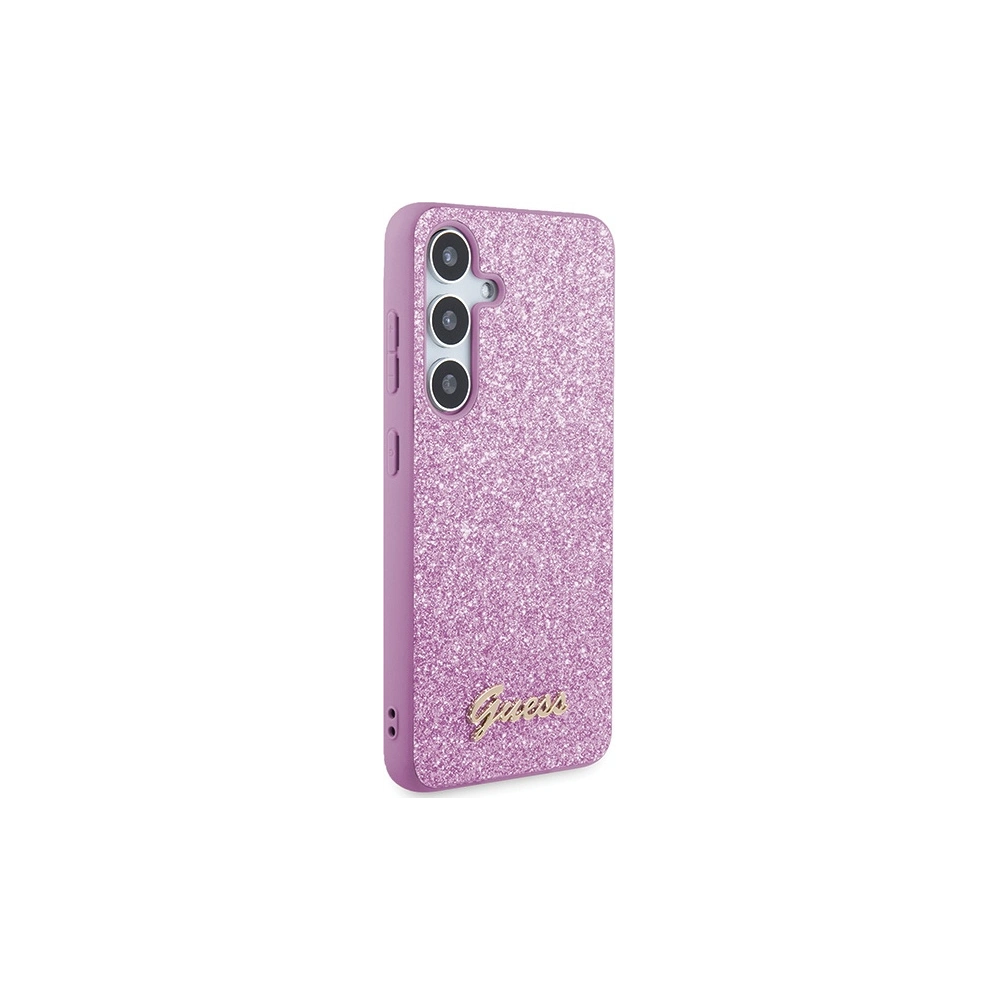Wholesale Guess GGUHCS24MHGGSHU Samsung Galaxy S24+ Plus hardcase Glitter Script purple - GUE3400 - {ean13} - Hurt
