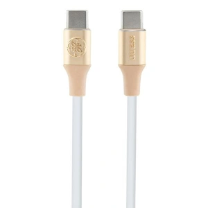 Hurtownia GSM - Kábel Guess GUCCLALRGDD USB-C / USB-C 1.5m Gyors Töltés Eltérő Logó aranysárga/light gold - GUE3401 - {ean13} - Hurt