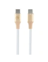 Kabel Guess GUCCLALRGDD USB-C / USB-C 1.5m Rychlé nabíjení s embosovaným logem zlatý/světlý zlatý
