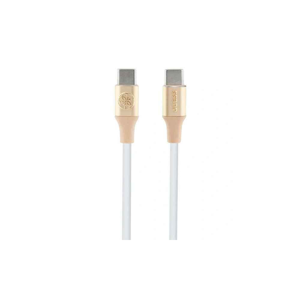 Hurtownia GSM - Kabel Guess GUCCLALRGDD USB-C / USB-C 1.5m Rychlé nabíjení s embosovaným logem zlatý/světlý zlatý - GUE3401 - {ean13} - Hurt