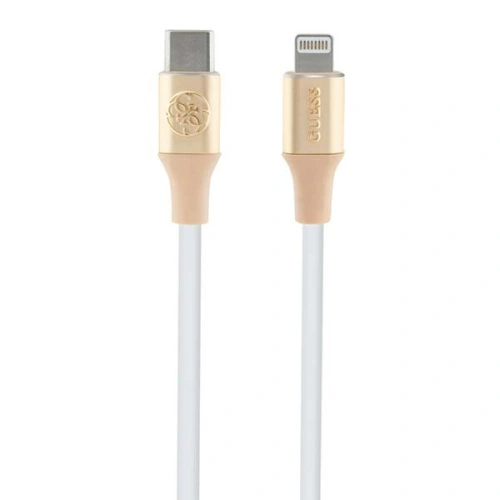 Hurtownia Guess - 3666339171438 - GUE3403 - Kabel Guess GUCLLALRGDD USB-C / Lightning 1.5m Fast Charging Ebossed Logo złoty/light gold - B2B homescreen