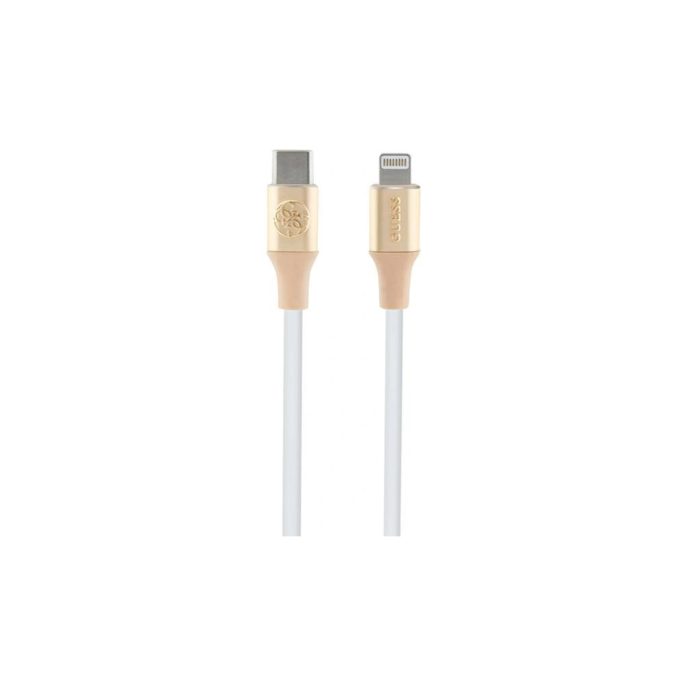 Wholesale Guess GUCLLALRGDD cable USB-C / Lightning 1.5m Fast Charging Ebossed Logo light gold - GUE3403 - {ean13} - Hurt
