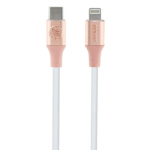 Hurtownia Guess - 3666339171445 - GUE3404 - Kabel Guess GUCLLALRGDP USB-C / Lightning 1.5m Fast Charging Ebossed Logo różowy/pink - B2B homescreen