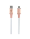Kabel Guess GUCLLALRGDP USB-C / Lightning 1.5m Rychlé nabíjení Ebossed Logo růžový/pink