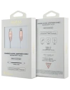 Hurtownia GSM - Kabel Guess GUCLLALRGDP USB-C / Lightning 1.5m Fast Charging Ebossed Logo różowy/pink - GUE3404 - {ean13} - Hurt