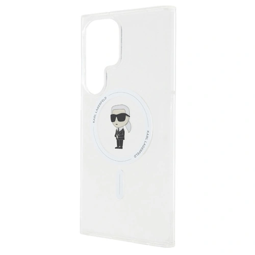 Etui Karl Lagerfeld KLHMS24LHFCKNOT Samsung Galaxy S24 Ultra hardcase IML Ikonik MagSafe transparent