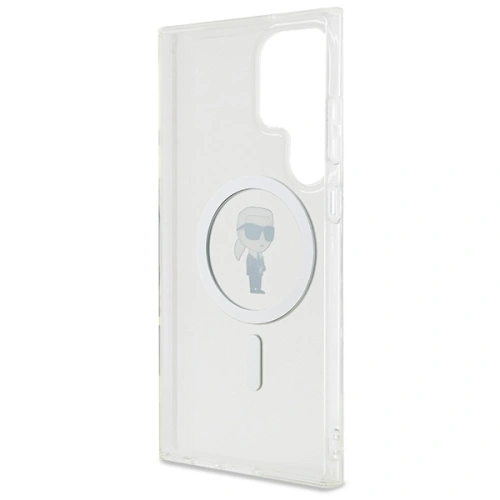 Etui Karl Lagerfeld KLHMS24LHFCKNOT Samsung Galaxy S24 Ultra hardcase IML Ikonik MagSafe transparent