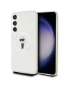 Tok Karl Lagerfeld KLHMS24MHFCKNOT Samsung Galaxy S24+ Plus kemény tok IML Ikonik MagSafe átlátszó