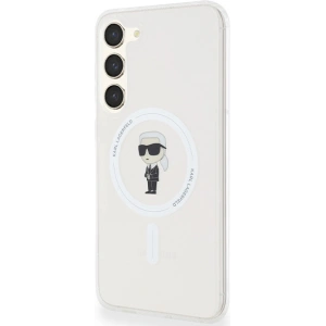 Hurtownia GSM - Tok Karl Lagerfeld KLHMS24MHFCKNOT Samsung Galaxy S24+ Plus kemény tok IML Ikonik MagSafe átlátszó - KLD1949 - {ean13} - Hurt