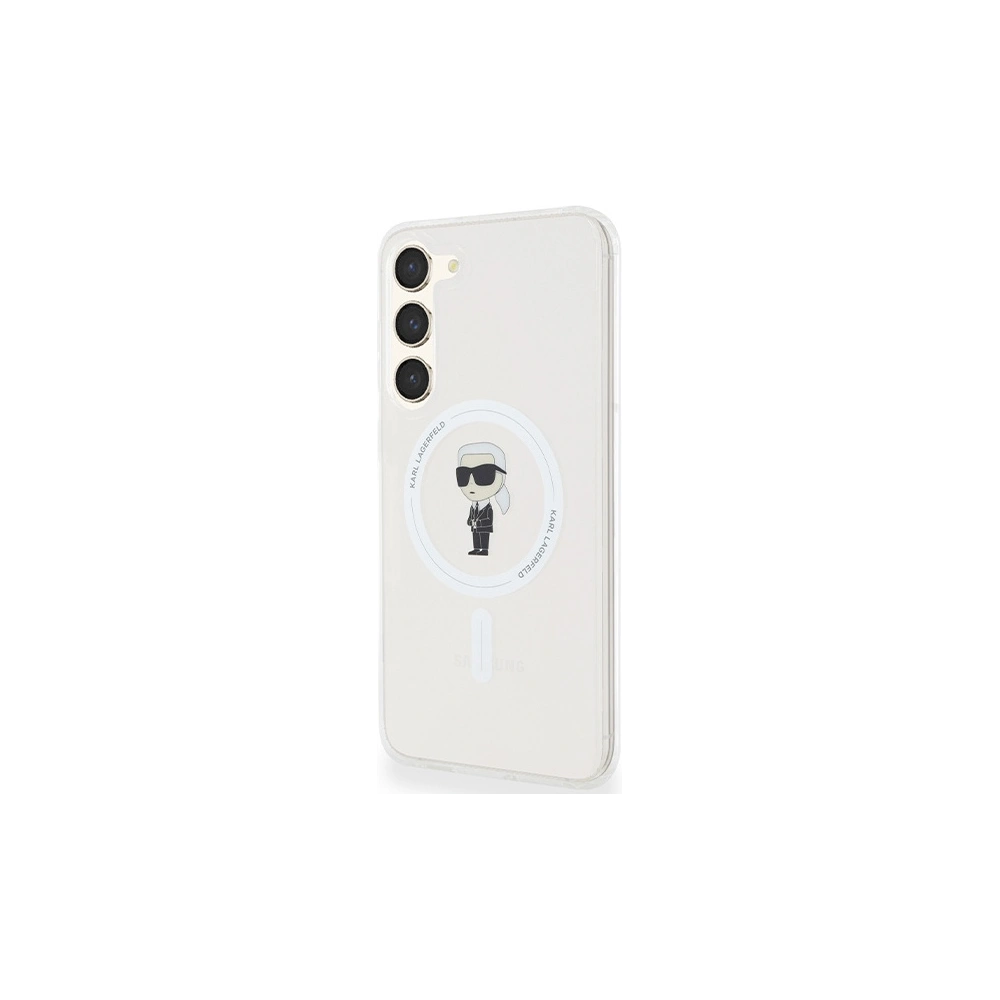 Hurtownia GSM - Tok Karl Lagerfeld KLHMS24MHFCKNOT Samsung Galaxy S24+ Plus kemény tok IML Ikonik MagSafe átlátszó - KLD1949 - {ean13} - Hurt