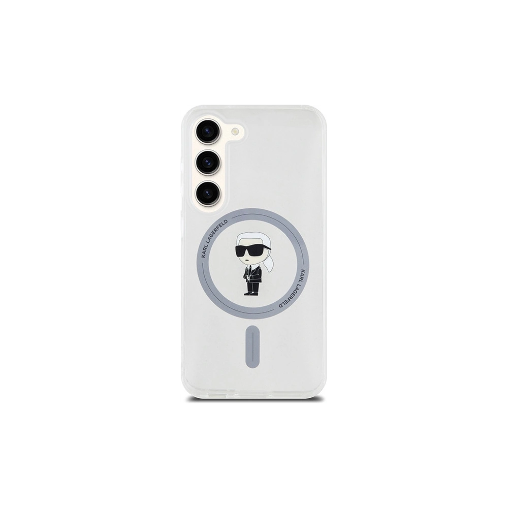 Hurtownia GSM - Etui Karl Lagerfeld KLHMS24SHFCKNOT Samsung Galaxy S24 kemény tok IML Ikonik MagSafe átlátszó - KLD1950 - {ean13} - Hurt