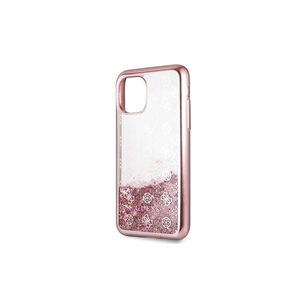 Hurtownia GSM - Etui Guess GUHCN61PEOLGPI Apple iPhone 11 różowo-złoty/rosegold hard case 4G Peony Liquid Glitter - GUE233PNKGLD - {ean13} - Hurt
