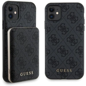 Wholesale Guess GUBPM5N614GEMGK Apple iPhone 11 hardcase + Powerbank 5000mAh MagSafe 4G Metal Logo black - GUE3405 - {ean13} - Hurt