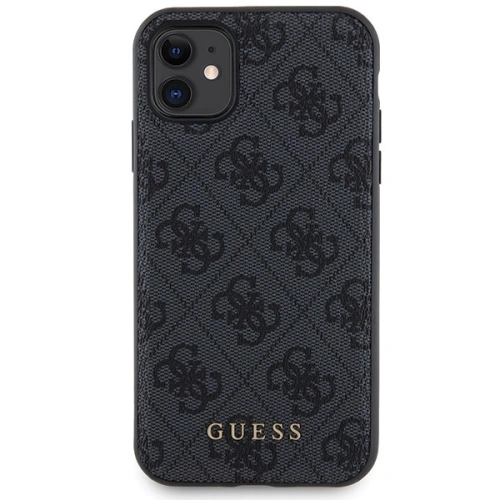 Zestaw Guess GUBPM5N614GEMGK Apple iPhone 11 hardcase + Powerbank 5000mAh MagSafe 4G Metal Logo czarny/black