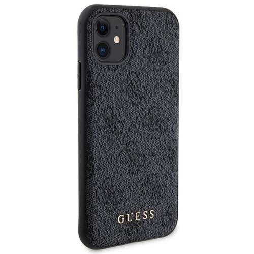 Zestaw Guess GUBPM5N614GEMGK Apple iPhone 11 hardcase + Powerbank 5000mAh MagSafe 4G Metal Logo czarny/black