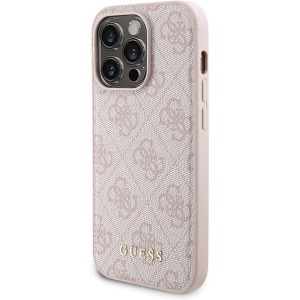 Hurtownia GSM - Set Guess GUBPM5P14L4GEMGP Apple iPhone 14 Pro hardcase + Powerbank 5000mAh MagSafe 4G Metal Logo roz/pink - GUE3409 - {ean13} - Hurt