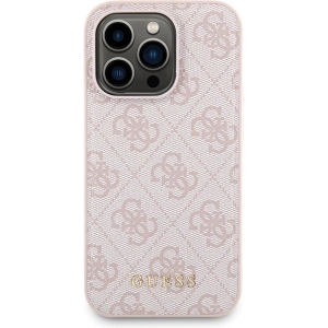 Hurtownia GSM - Set Guess GUBPM5P14L4GEMGP Apple iPhone 14 Pro hardcase + Powerbank 5000mAh MagSafe 4G Metal Logo roz/pink - GUE3409 - {ean13} - Hurt