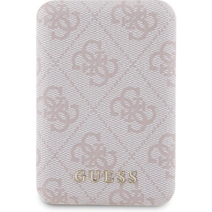 Hurtownia GSM - Set Guess GUBPM5P14L4GEMGP Apple iPhone 14 Pro hardcase + Powerbank 5000mAh MagSafe 4G Metal Logo roz/pink - GUE3409 - {ean13} - Hurt