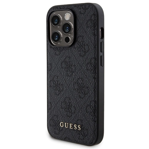Zestaw Guess GUBPM5P14X4GEMGK Apple iPhone 14 Pro Max hardcase + Powerbank 5000mAh MagSafe 4G Metal Logo czarny/black