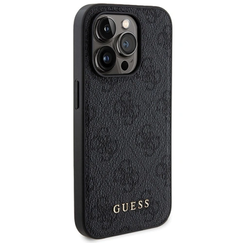 Zestaw Guess GUBPM5P14X4GEMGK Apple iPhone 14 Pro Max hardcase + Powerbank 5000mAh MagSafe 4G Metal Logo czarny/black