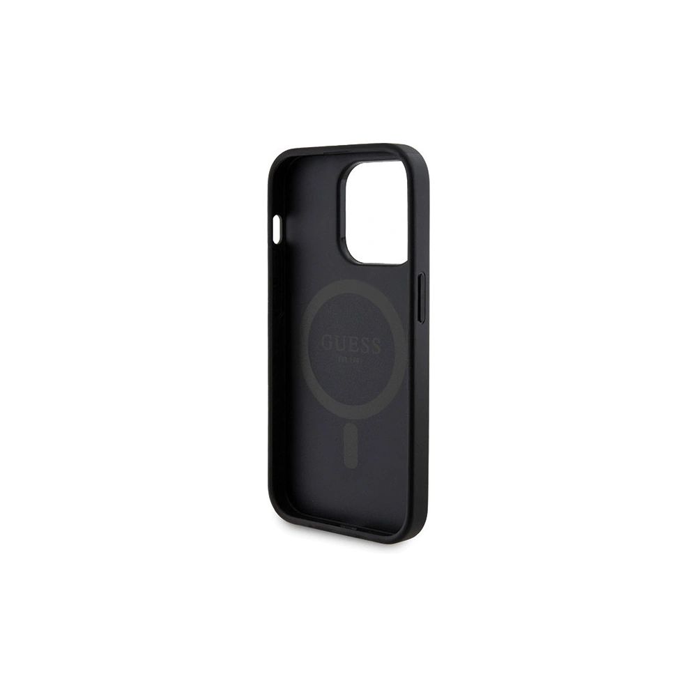 Hurtownia GSM - Set Guess GUBPM5P15L4GEMGK Apple iPhone 15 Pro Hardcase + Powerbank 5000mAh MagSafe 4G Metall-Logo schwarz/black - GUE3411 - {ean13} - Hurt