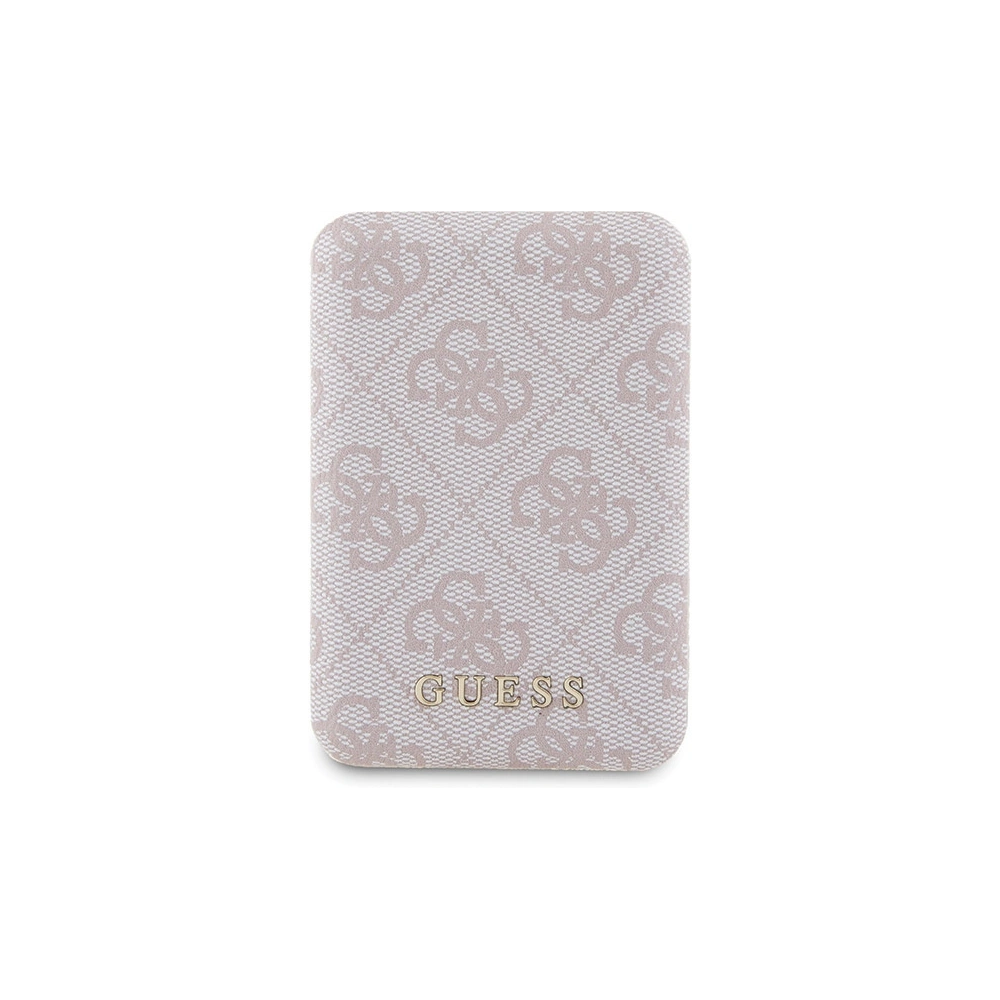 Hurtownia GSM - Sada Guess GUBPM5P15L4GEMGP Apple iPhone 15 Pro hardcase + Powerbank 5000mAh MagSafe 4G Metal Logo růžový/pink - GUE3412 - {ean13} - Hurt