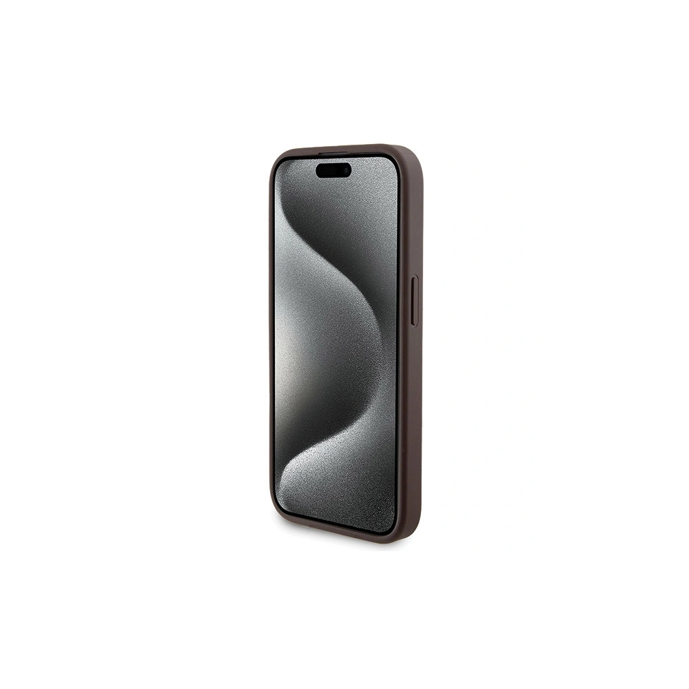Hurtownia GSM - Zestaw Guess GUBPM5P15L4GEMGW Apple iPhone 15 Pro hardcase + Powerbank 5000mAh MagSafe 4G Metal Logo brązowy/brown - GUE3413 - {ean13} - Hurt