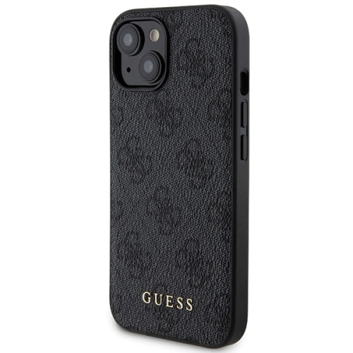 Zestaw Guess GUBPM5P15S4GEMGK Apple iPhone 15 hardcase + Powerbank 5000mAh MagSafe 4G Metal Logo czarny/black