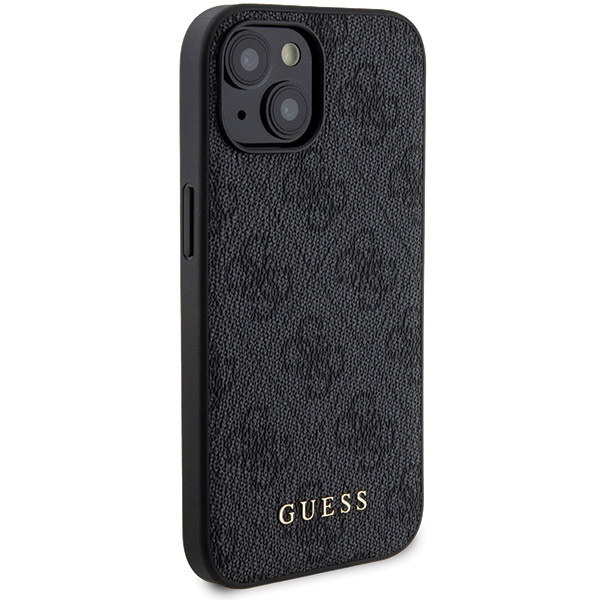 Kryt Guess GUBPM5P15S4GEMGK Apple iPhone 15 hardcase + Powerbank 5000mAh MagSafe 4G Metal Logo black