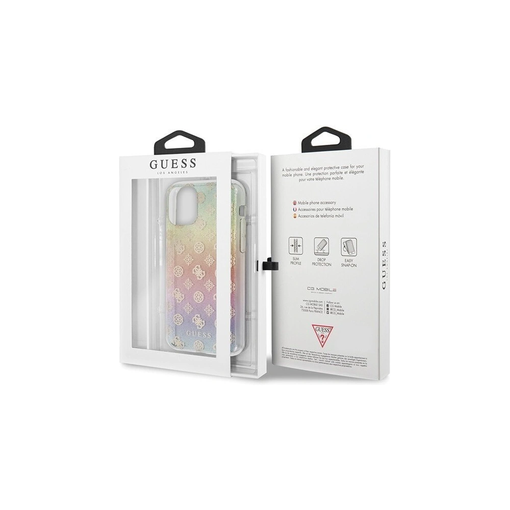 Hurtownia GSM - Etui Guess GUHCN61PEOML Apple iPhone 11 multicolor hard case Iridescent 4G Peony - GUE234 - {ean13} - Hurt