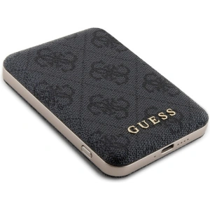 Hurtownia GSM - Set Guess GUBPM5P15S4GEMGK Apple iPhone 15 hardcase + Powerbank 5000mAh MagSafe 4G Metal Logo negru/black - GUE3414 - {ean13} - Hurt