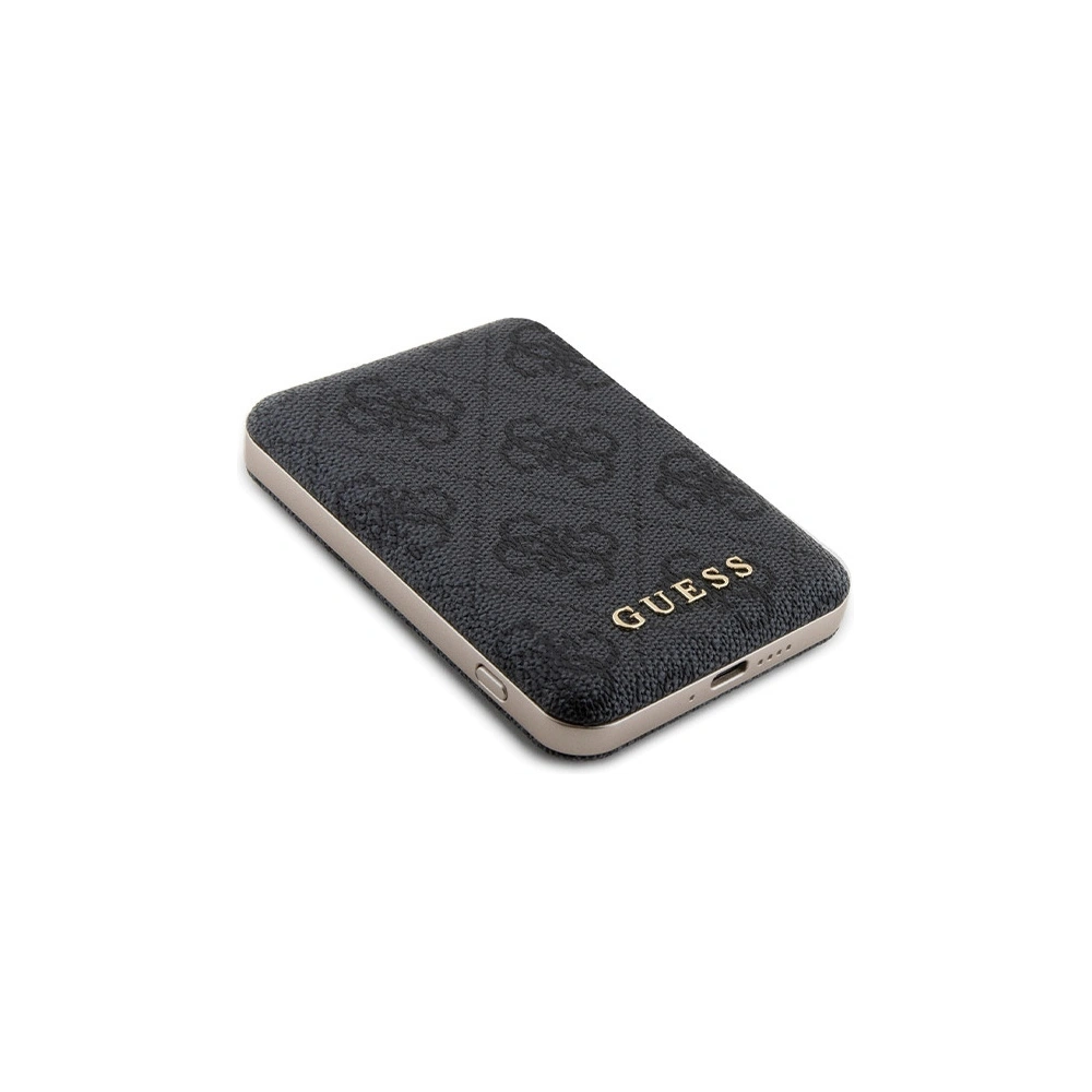 Hurtownia GSM - Set Guess GUBPM5P15S4GEMGK Apple iPhone 15 hardcase + Powerbank 5000mAh MagSafe 4G Metal Logo negru/black - GUE3414 - {ean13} - Hurt