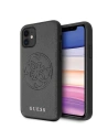 Etui Guess GUHCN61RSSASBK Apple iPhone 11 czarny/black hard case Saffiano 4G Circle Logo