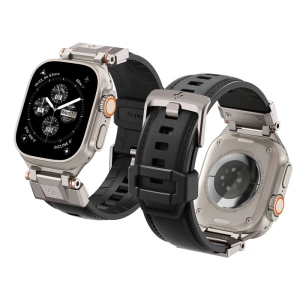 Hurtownia GSM - Pasek Spigen DuraPro Armor PU Apple Watch 4/5/6/7/8/9/SE/Ultra 42/44/45/49mm Černý - SPN3396 - {ean13} - Hurt